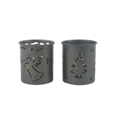 Angel and Tree Candle Holders
