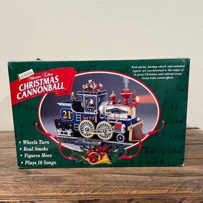 MR. CHRISTMAS CHRISTMAS CANNONBALL TRAIN 2000