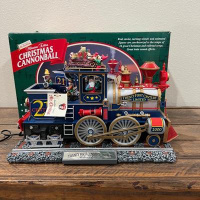 MR. CHRISTMAS CHRISTMAS CANNONBALL TRAIN 2000