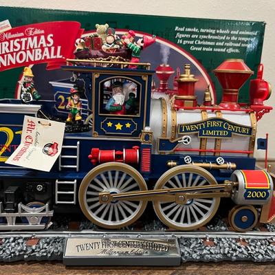 MR. CHRISTMAS CHRISTMAS CANNONBALL TRAIN 2000