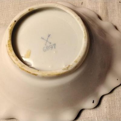 Vintage Kalk Germany Trinket Porcelain Dish