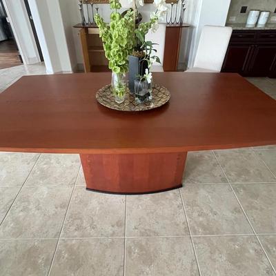 Lot 298. Scan Design Pedestal Dining Table
