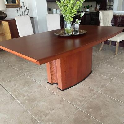 Lot 298. Scan Design Pedestal Dining Table