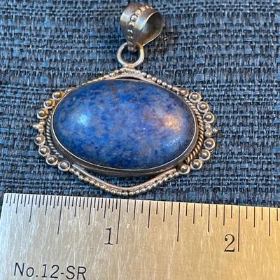 LOT 386:  STERLING SILVER PENDANT