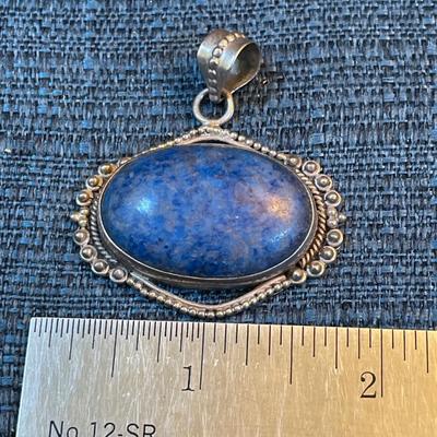 LOT 386:  STERLING SILVER PENDANT