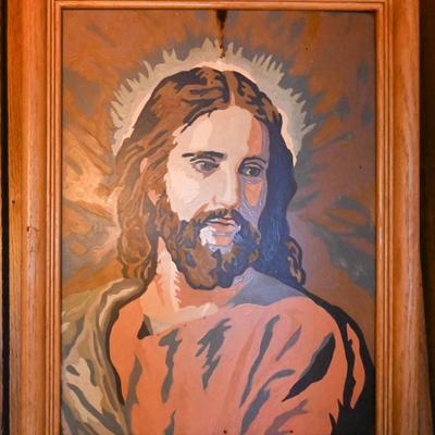 Paint by number JESUS Framed