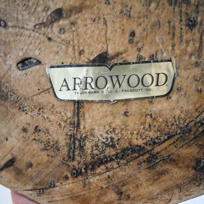 ARROWOOD PRESCOTT COMPANY RESIN CLOCK