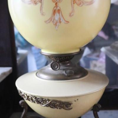 GONE WITH THE WIND STYLE YELLOW LAMP