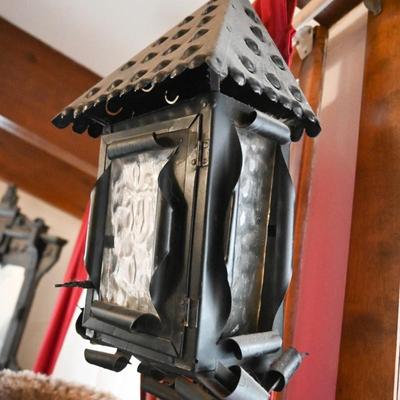 METAL BLACK HANGING LAMP