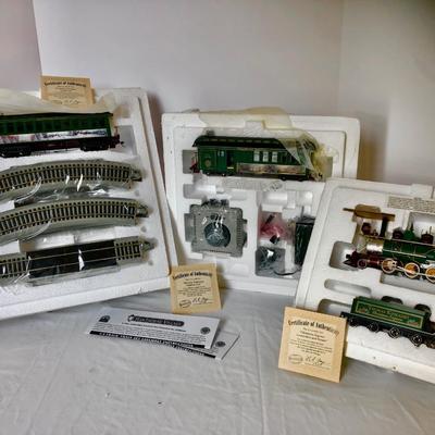 Lot 158  Thomas Kinkade's "Christmas Express" Train Set