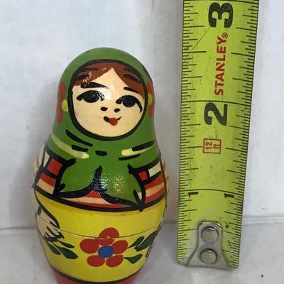 Vintage Russian nesting dolls