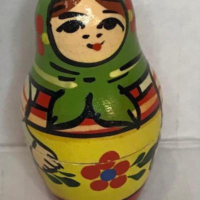 Vintage Russian nesting dolls
