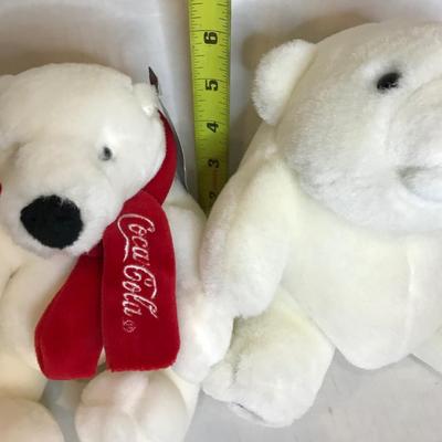 Vintage Coca-Cola polar bear plush