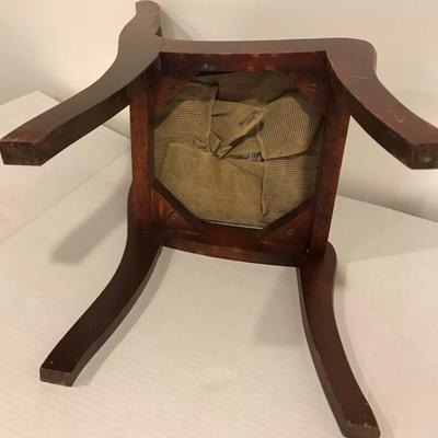 Vintage Childâ€™s Chair Needlepoint seat cover