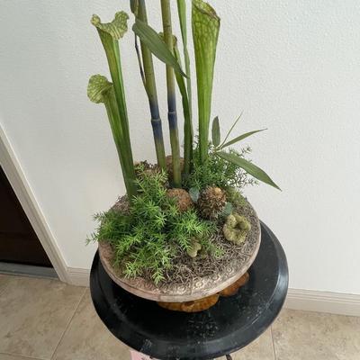 Lot 197-A  Faux Bamboo plant
