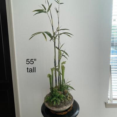Lot 197-A  Faux Bamboo plant