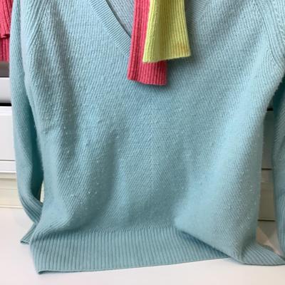 8687 Lot of Three Cashmere Sweaters by PURE