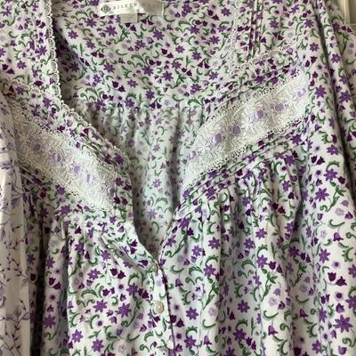 8690 Lot of Eileen West Cotton Night Gowns and Robes