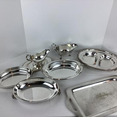 8698 Lot of Silver Plate Hollow ware
