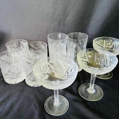 26 Crystal/Glass Wine Glasses (DR-JM)
