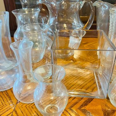 Glass Pitchers and Vases (DR-JM)