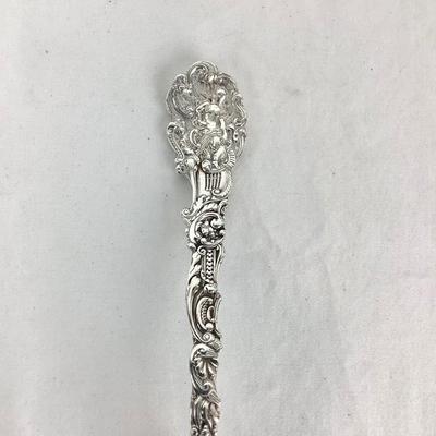 8714 Antique Gorham Versailles Repousse Sterling Scalloped Spoon