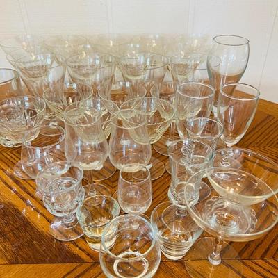 Collection of Aperitif and Digestif Glasses (DR-JM)