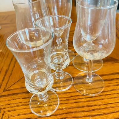 Collection of Aperitif and Digestif Glasses (DR-JM)