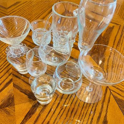Collection of Aperitif and Digestif Glasses (DR-JM)