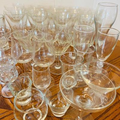 Collection of Aperitif and Digestif Glasses (DR-JM)