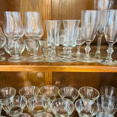Collection of Aperitif and Digestif Glasses (DR-JM)
