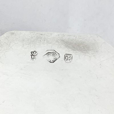 8725 Antique Sterling Hinged Box