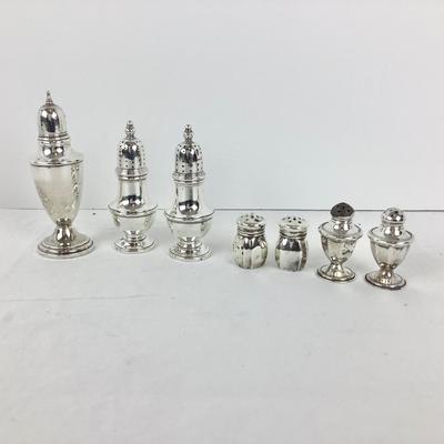 8726 Set of Sterling Salt and Pepper Shakers