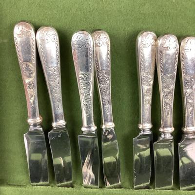 8737 Sterling Silver S.Kirk & Son Flatware Set