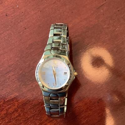 Citizen Pearl back Womenâ€™s watch