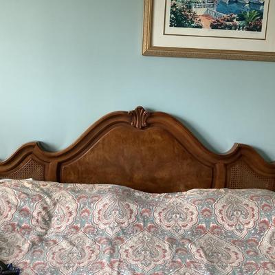 White furniture co headboard with frame 80â€W