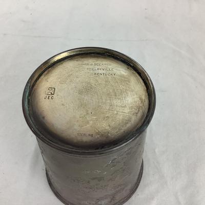 8744 Sterling Silver Mark J. Scearce Mint Julep Cup