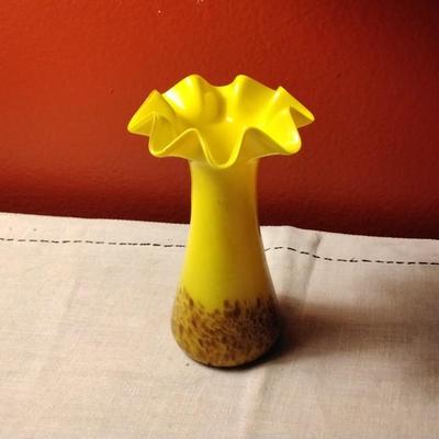 Antique Kralik End of Days Vase (Czechoslovakian Art Glass)