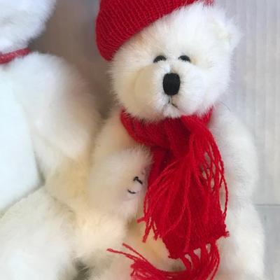 Ty Christmas Bear pair