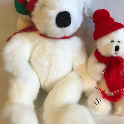 Ty Christmas Bear pair