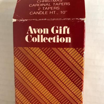Vintage Avon Cardinal Taper Candles