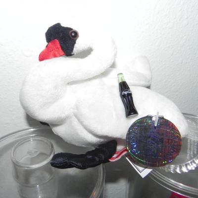 COKE COLA PLUSH ANIMALS WITH TAGS-MAGNETS-STRAW HOLDER-MORE
