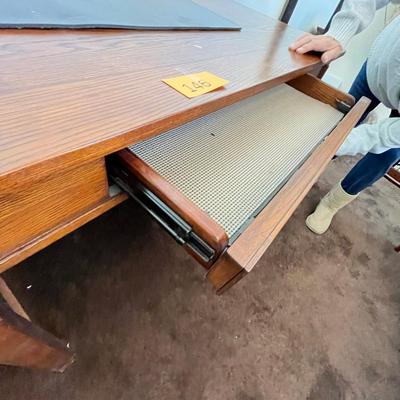 Mission style Library table desk.