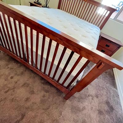 Mission Style Queen Size Bed