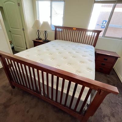 Mission Style Queen Size Bed