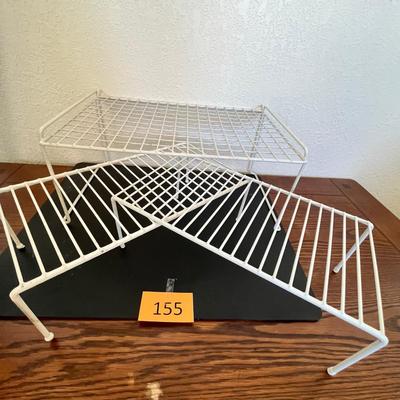 3 Wire storage shelves