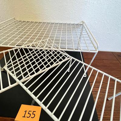3 Wire storage shelves