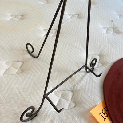 Lizart art Disk Plate w/ stand