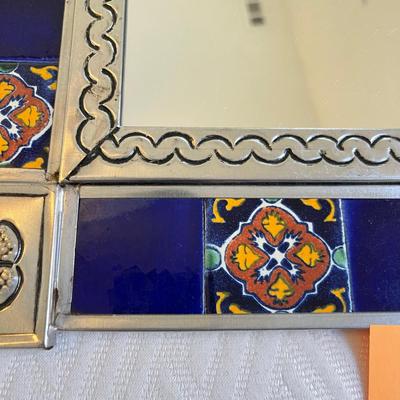 Mexican Tile & Tin Small mirror