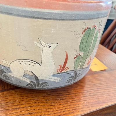 Mexican Pot with faux Cactus